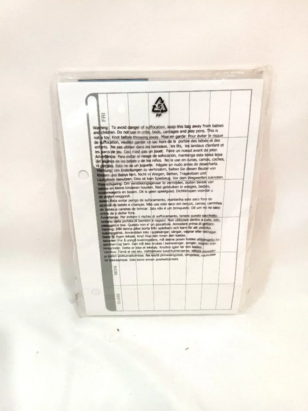 Staples 52 Lined Sheets Punched For Full Size 3 Ring Binders Size 5 1/2